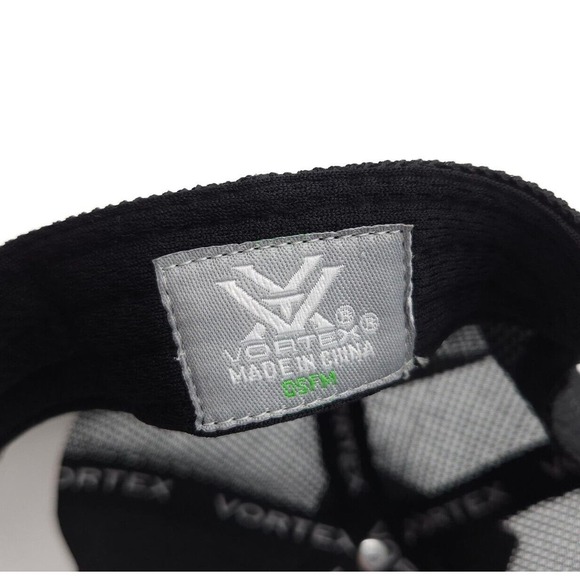 Vortex Optics Snapback Mesh Hat Guns Firearms Green Black Ball Cap Hunting New - Picture 7 of 7